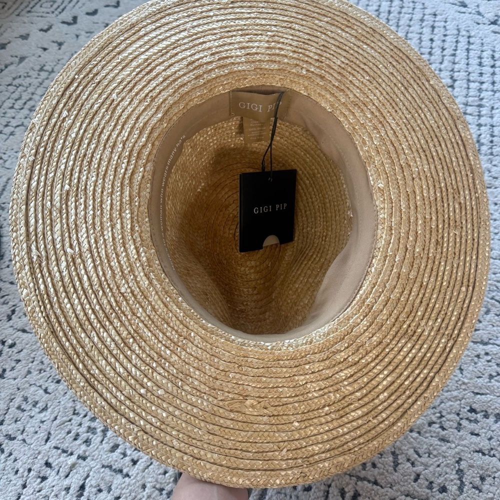 Gigi Pip Isla Straw hat with Suede Band - Picture 8 of 10
